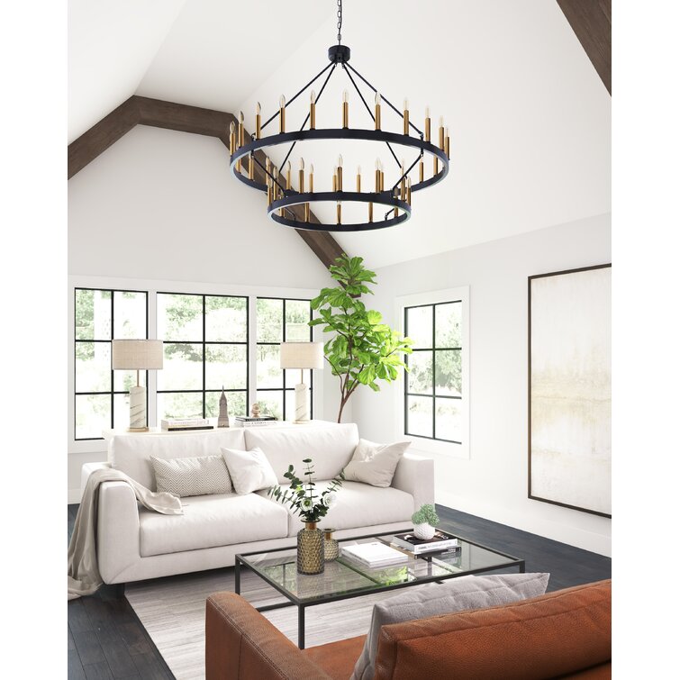 Wagon wheel deals pendant light